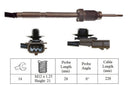 Fuel Parts Exhaust Gas Temperature Sensor - EXT013