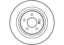Disctech Brake Disc - Fits Mercedes-benz - ABD2785 - Rear Axle