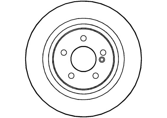 Disctech Brake Disc - Fits Mercedes-benz - ABD2785 - Rear Axle
