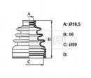 Borg & Beck Cv Joint Boot Kit Part No -BCB6165