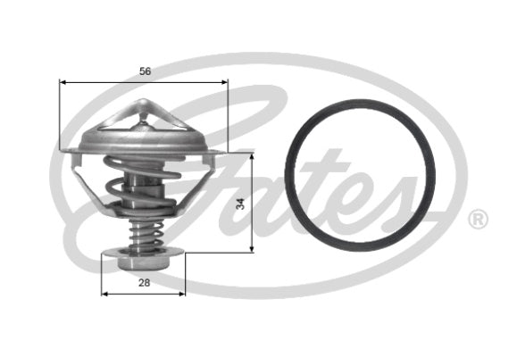 Gates Thermostat, coolant - TH05682G1