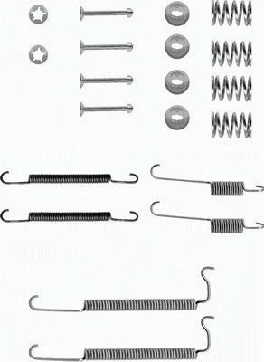 Textar Brake Shoe Fitting Kit - 97001000