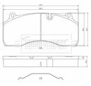 Borg & Beck Brake Pads - BBP33020
