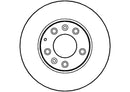 Disctech Brake Disc - Fits Mazda - ABD2090 - Front Axle