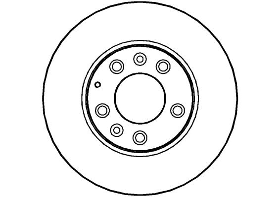 Disctech Brake Disc - Fits Mazda - ABD2090 - Front Axle