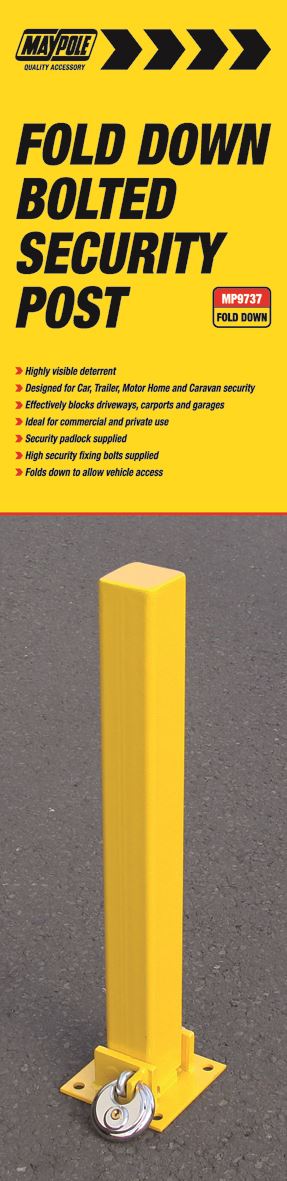 Maypole Fold Down Security Post and Bolts