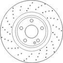 Disctech Brake Disc - Fits Mercedes-benz, Nissan - ABD3392 - Front Axle