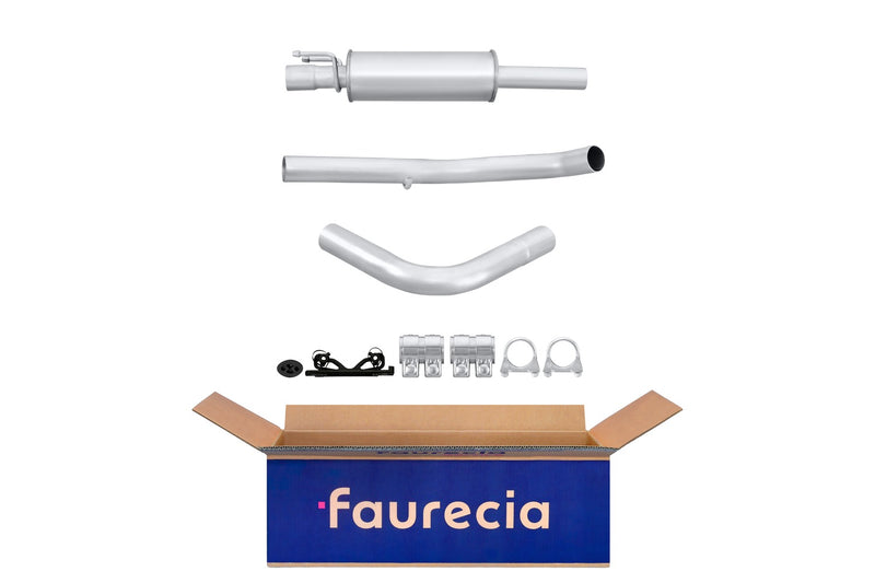 FAURECIA 8LC 366 025-551 Centre Muffler - Easy2Fit® Kit - fits RENAULT 9