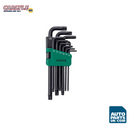 Carlyle Hand Tools - Hklmms9 9 Pc Long Magnetic Hex Ball Key Set Metric