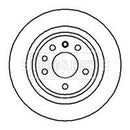 Borg & Beck Brake Disc Pair Part No -BBD5057