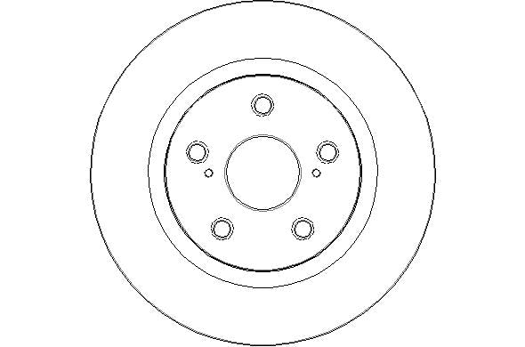Disctech Brake Disc - Fits Toyota - ABD2268 - Rear Axle