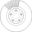 Disctech Brake Disc - Fits Ford, Ford usa - ABD3823 - Front Axle