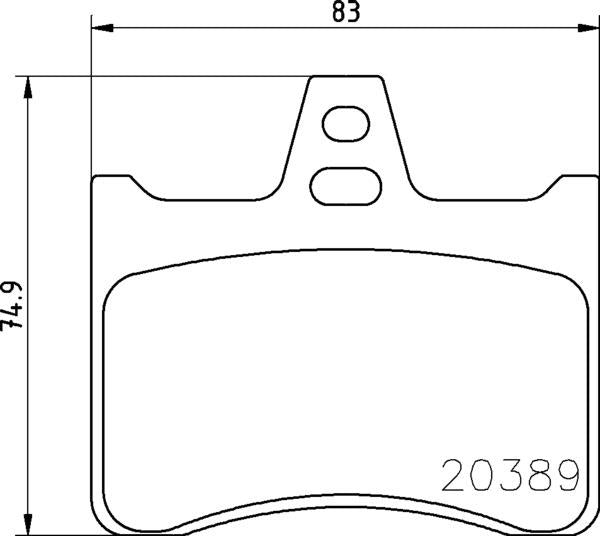 Mintex Brake Pad Set fits -Citroën MDB1135 (also fits other vehicles)