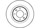Disctech Brake Disc - Fits Audi, Citroën - ABD2298 - Rear Axle