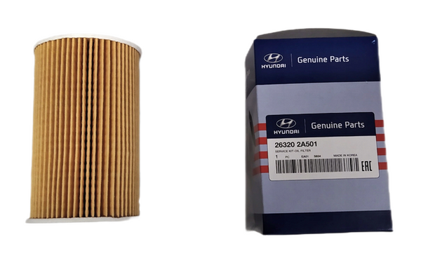 Genuine Hyundai Oil Filter - 263202A501