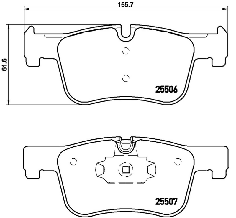 Brembo Brake Pad Set - P06070X