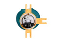 HELLA 8TF 358 306-451 Swirl Pot, fuel pump - Electric - 2-pin connector