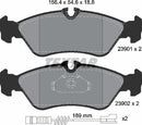 Mercedes-Benz Puch VW, Brake Pad Set - Textar 2390101