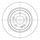 Borg & Beck Brake Disc Pair Part No -BBD5387