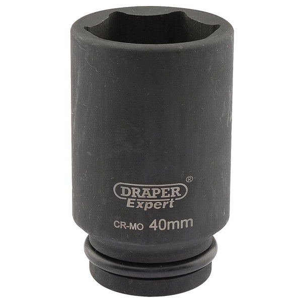 Expert HI-TORQ 6 Point Deep Impact Socket, 3/4" Sq Dr, 40mm