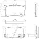 Mintex Brake Pad Set fits -Hyundai Rover MDB1424 (also fits other vehicles)
