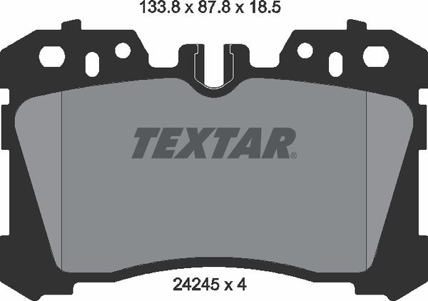Textar Brake Pad Set - 2424501