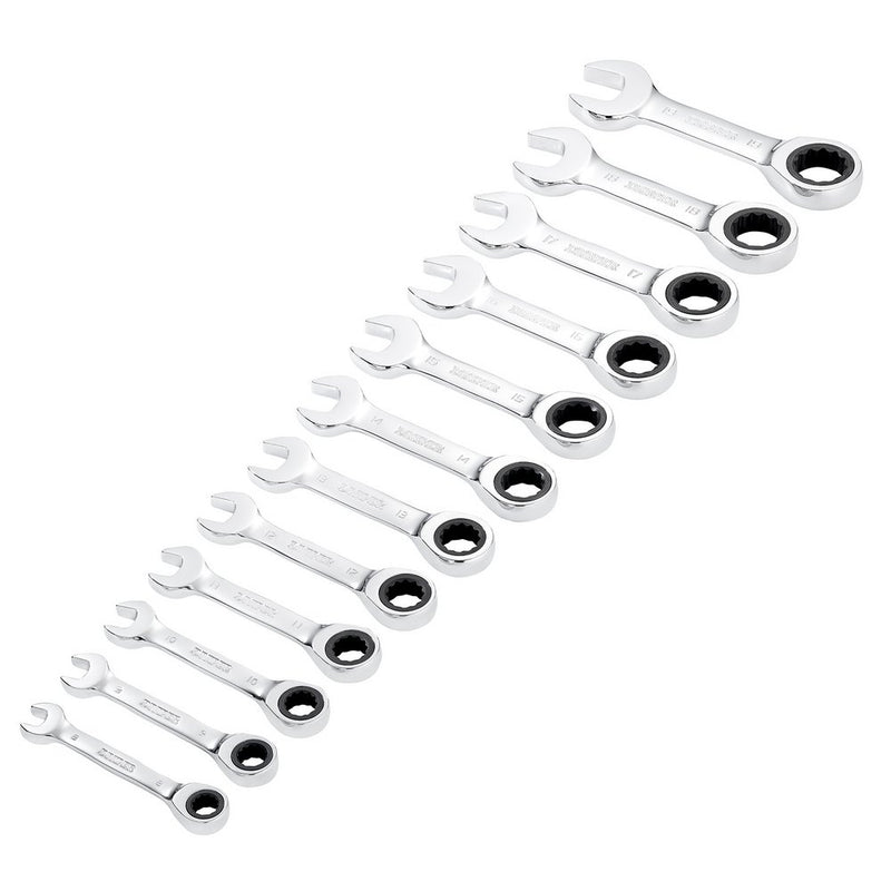 Draper 12Pc Stubby Ratcheting Spanner - 27931
