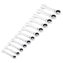 Draper 12Pc Stubby Ratcheting Spanner - 27931