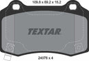 Textar Brake Pad Set - 2407601