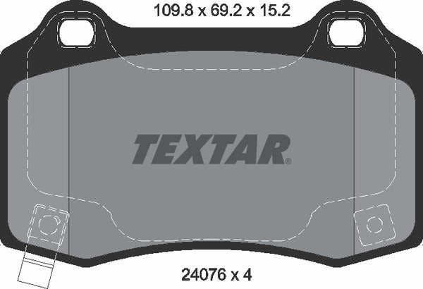 Textar Brake Pad Set - 2407601