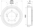 Mintex Brake Drum (Single) fits -Suzuki MBD407 (also fits other vehicles)