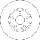 Disctech Brake Disc - Fits Mercedes-benz - ABD3391 - Front Axle