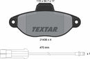 Fiat Zastava, Brake Pad Set - Textar 2143603