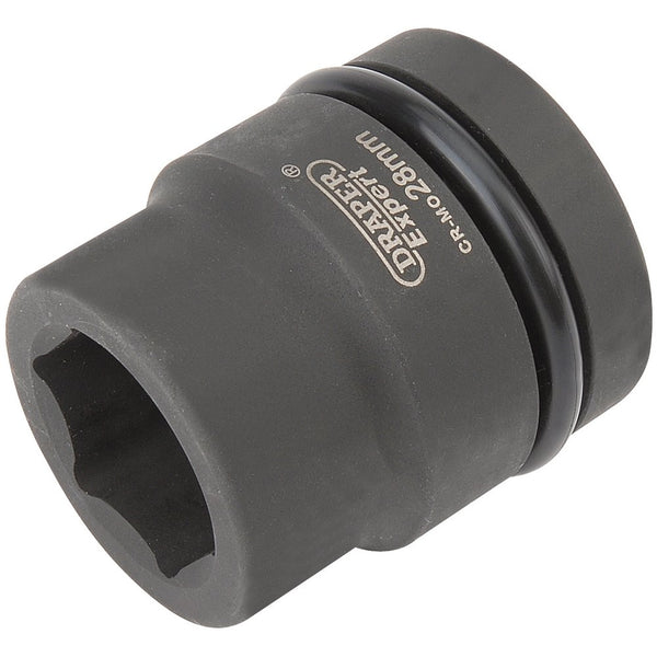 Expert HI-TORQ 6 Point Impact Socket, 1" Sq Dr, 28mm