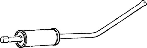 Klarius TY478J - Box With Centre Pipe  - Fits Toyota Starlet 1.3i