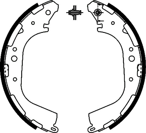 Mintex Brake Shoes fits -Infiniti Nissan MFR529 (also fits other vehicles)
