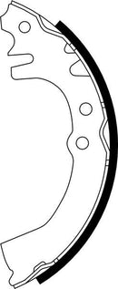 Mintex Brake Shoes fits -Daihatsu MFR443 (also fits other vehicles)