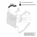 Borg & Beck Turbo Hose Part No -BTH1533
