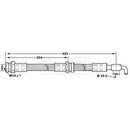 Borg & Beck Brake Hose Part No -BBH7313