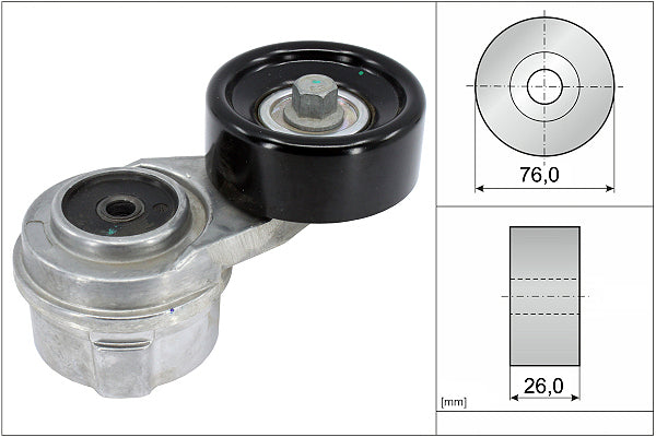 INA Tensioner Lever - V-Ribbed Belt - Part No - 534041710