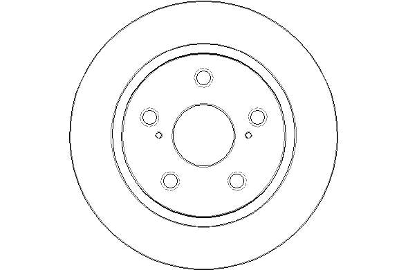 Disctech Brake Disc - Fits Toyota - ABD2606 - Rear Axle