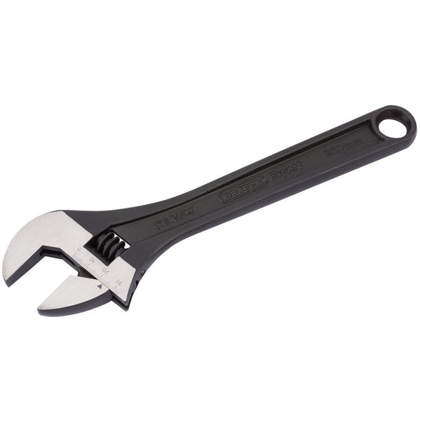 Crescent-Type Adjustable Wrench with Phosphate Finish, 250mm