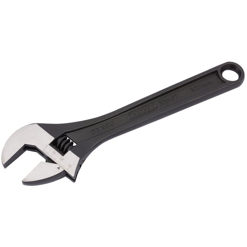 Crescent-Type Adjustable Wrench with Phosphate Finish, 250mm