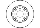 Disctech Brake Disc - Fits Bmw, Opel - ABD3454 - Front Axle