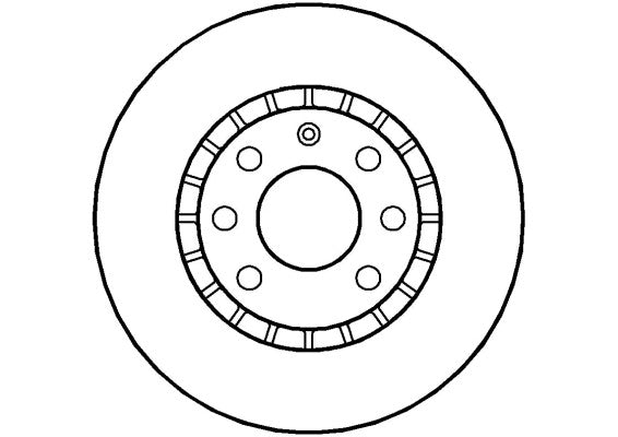 Disctech Brake Disc - Fits Bmw, Opel - ABD3454 - Front Axle