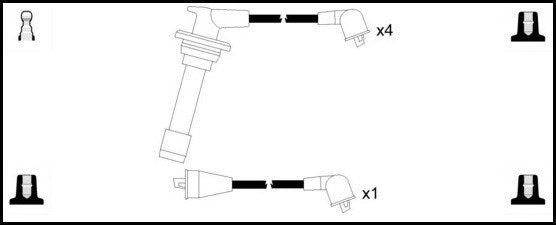 ElectroSpark Ignition Lead Set - OEK713