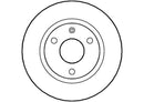 Disctech Brake Disc - Fits Citroën, Vw - ABD2868 - Front Axle