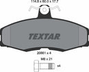Textar Brake Pad Set - 2086105