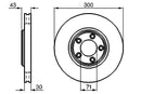 Bosch Brake Disc Pair Part No - 0986478778