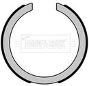 Borg & Beck Brake Shoes Part No -BBS6486